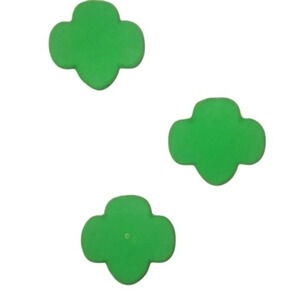 Girl Scouts Green Trefoil Logo Crocs Jibbitz Shoe Charms (Set of 3)